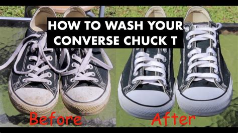 how to wash chuck taylors